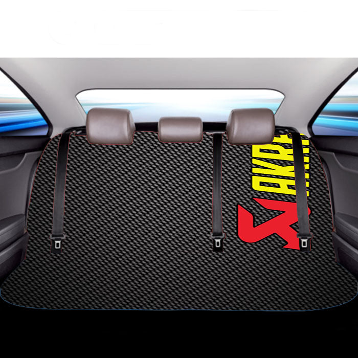 Akrapovic Exhaust System Carbon Logo Car Back Rear Seat Covers
