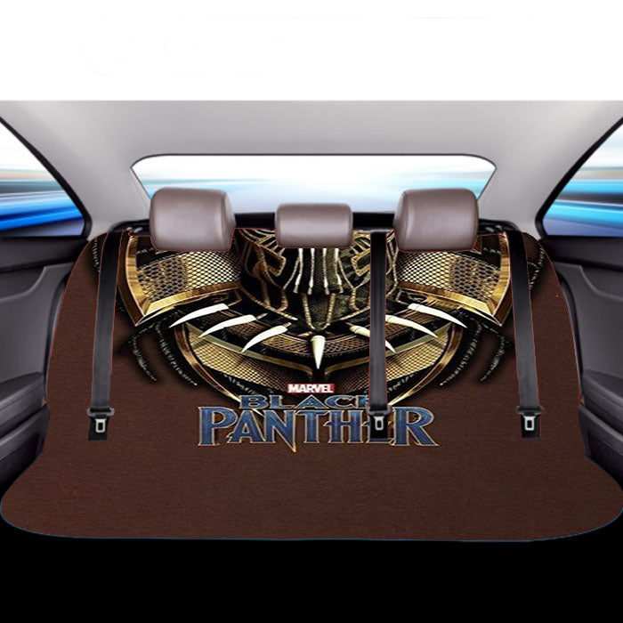 Black Panther Golden Jaguar Car Back Rear Seat Covers