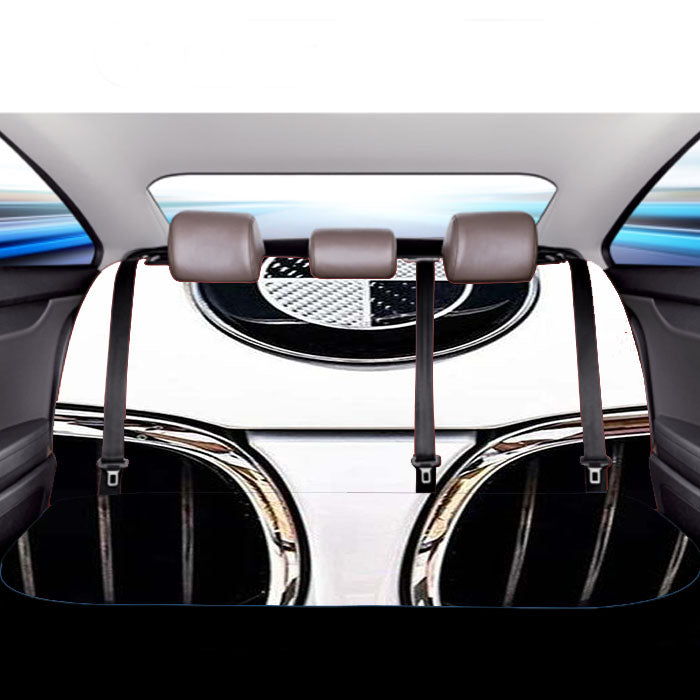 Bmw Car White Logo Car Back Rear Seat Covers