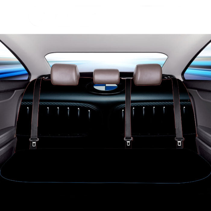 Bmw Logo Car Dark Car Back Rear Seat Covers