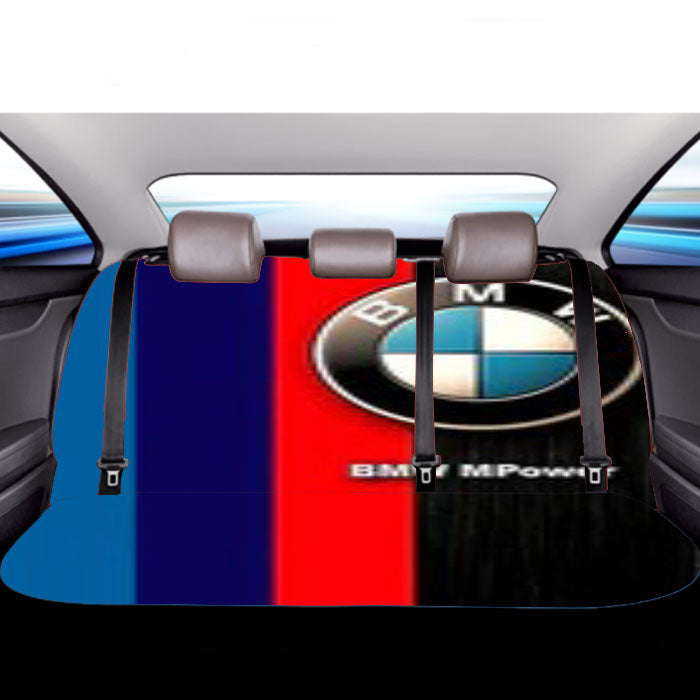 Bmw M Power Strip Car Back Rear Seat Covers