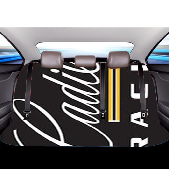 Cadillac Racing Vertical Logo Car Back Rear Seat Covers