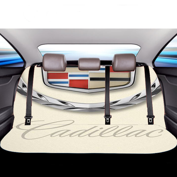 Cadillac White Wallpaper Car Back Rear Seat Covers