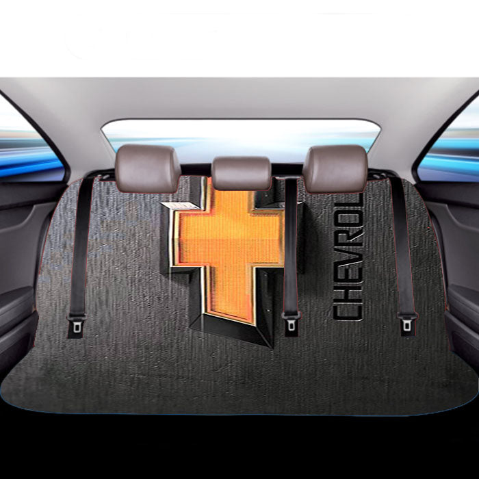 Chevrolet Metal Logo Car Back Rear Seat Covers