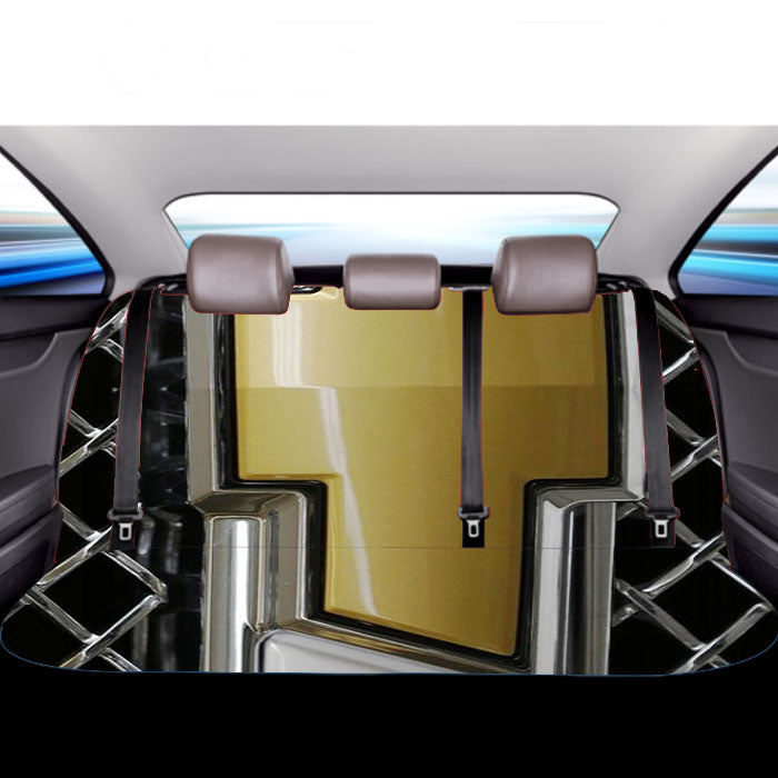 Chevy Chevrolet Gold Logo Car Back Rear Seat Covers