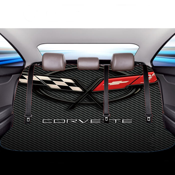 Corvette Logo Car Back Rear Seat Covers