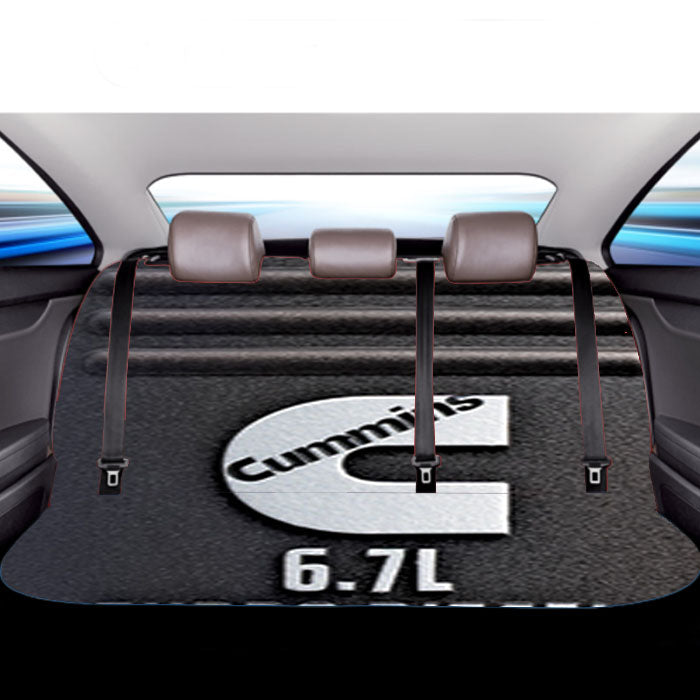 Cummins Turbo Diesel Engine Car Back Rear Seat Covers