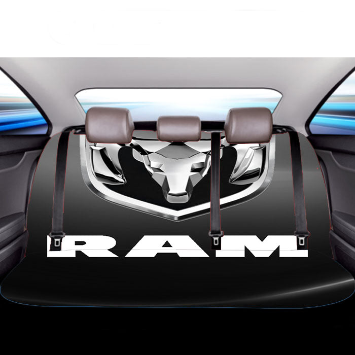Dodge Ram Emblem Car Back Rear Seat Covers