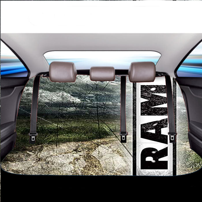Dodge Ram Logo Car Back Rear Seat Covers