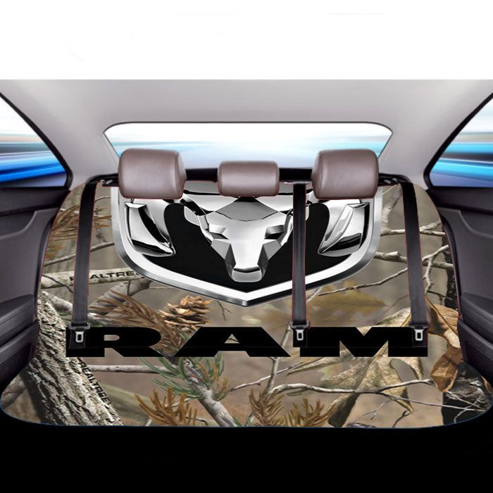Dodge Ram Real Tree Camouflage Car Back Rear Seat Covers