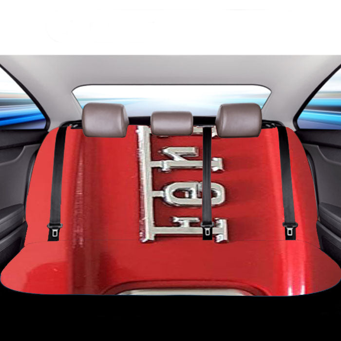 Ferrari Car Keys Red Stylish Car Back Rear Seat Covers