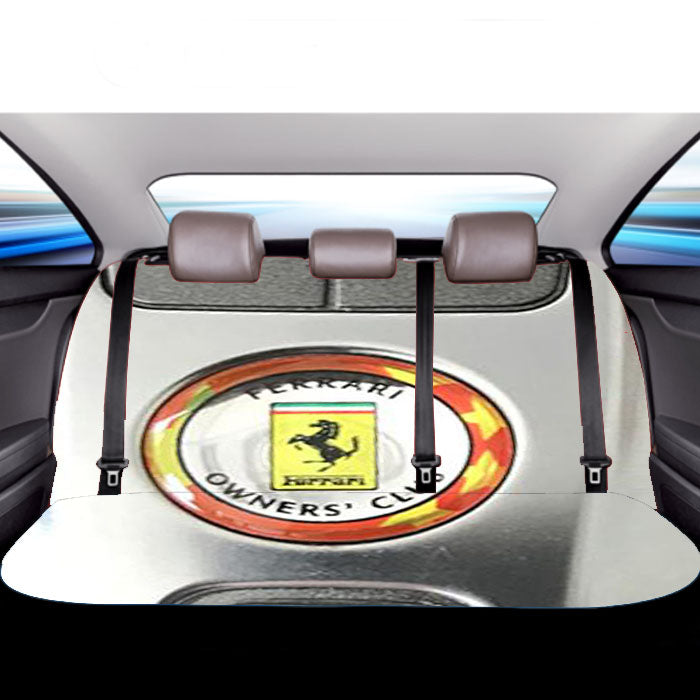 Ferrari Car Keys Stylish Keychain Emblem Car Back Rear Seat Covers