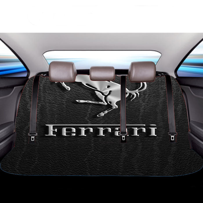 Ferrari Logo Car Back Rear Seat Covers