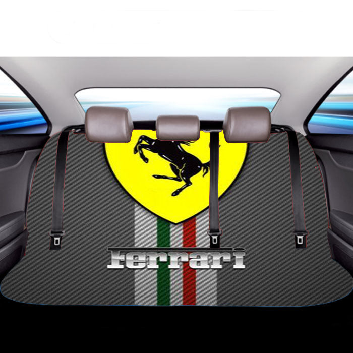 Ferrari Logo 2 Car Back Rear Seat Covers