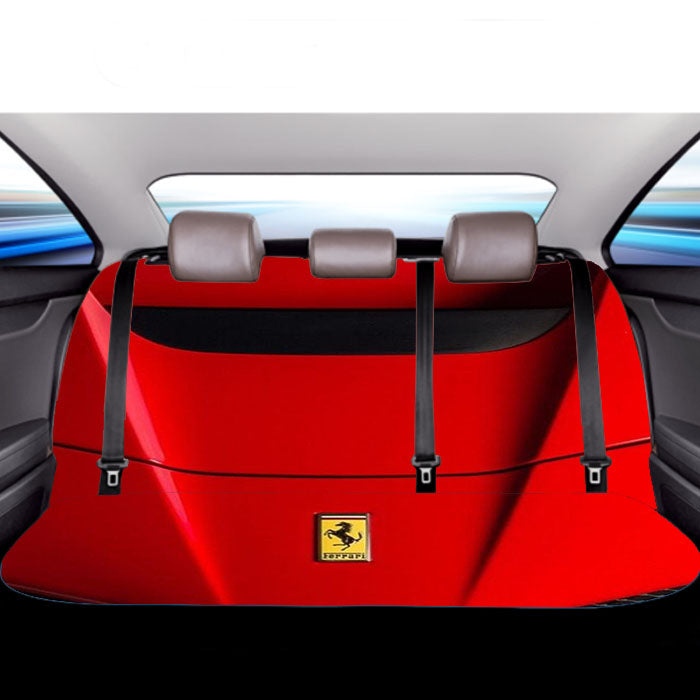 Ferrari Luxury Sport Car Car Back Rear Seat Covers