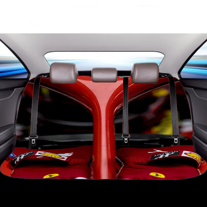 Ferrari Race Wallpaper Car Back Rear Seat Covers