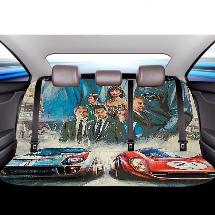 Ford Vs Ferrari Fanmade Poster Car Back Rear Seat Covers