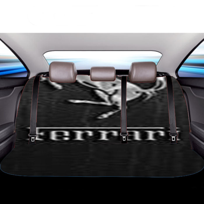 Great Ferrari Logo Car Back Rear Seat Covers