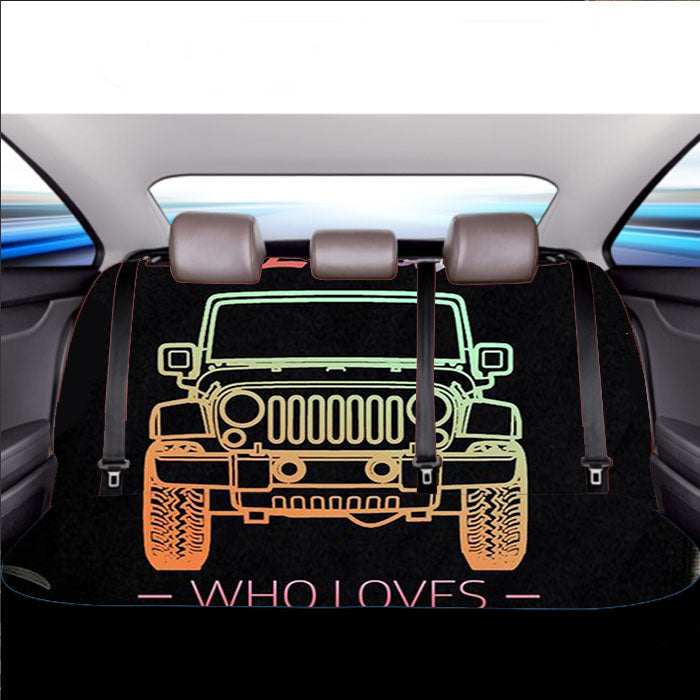 Jeep A Lot Car Back Rear Seat Covers