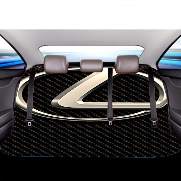 Lexus Logo Carbon Car Back Rear Seat Covers