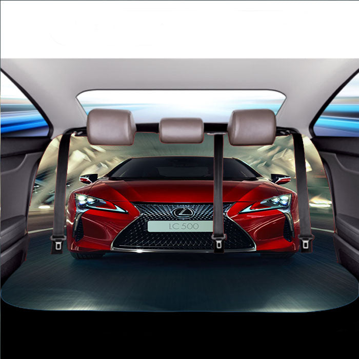 Lexus Red Car Logo Car Back Rear Seat Covers