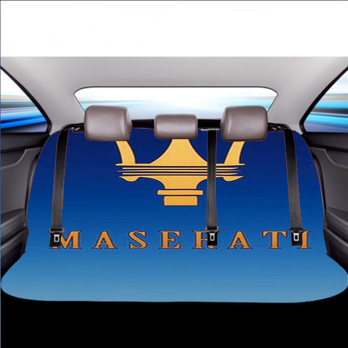 Maserati Gold Logo Car Back Rear Seat Covers