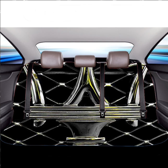 Maserati Trident Emblem Car Back Rear Seat Covers
