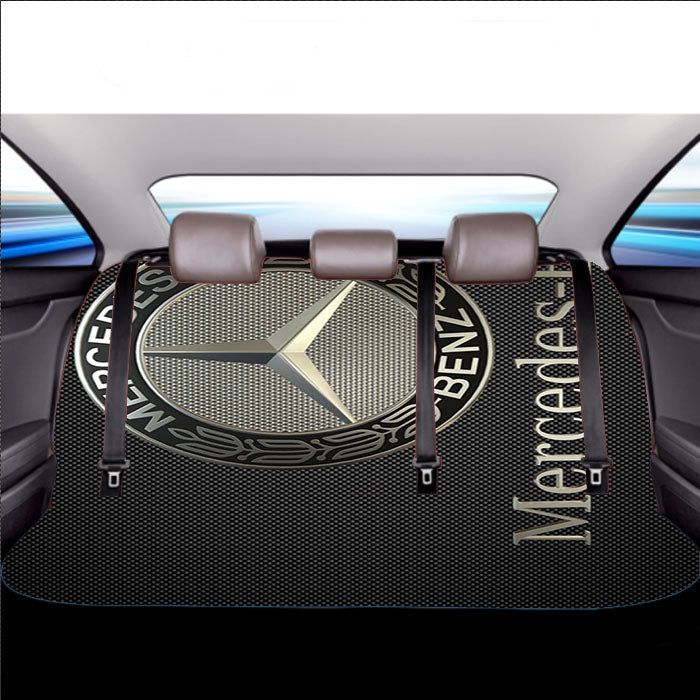 Mercedes Benz Car Logo Car Back Rear Seat Covers