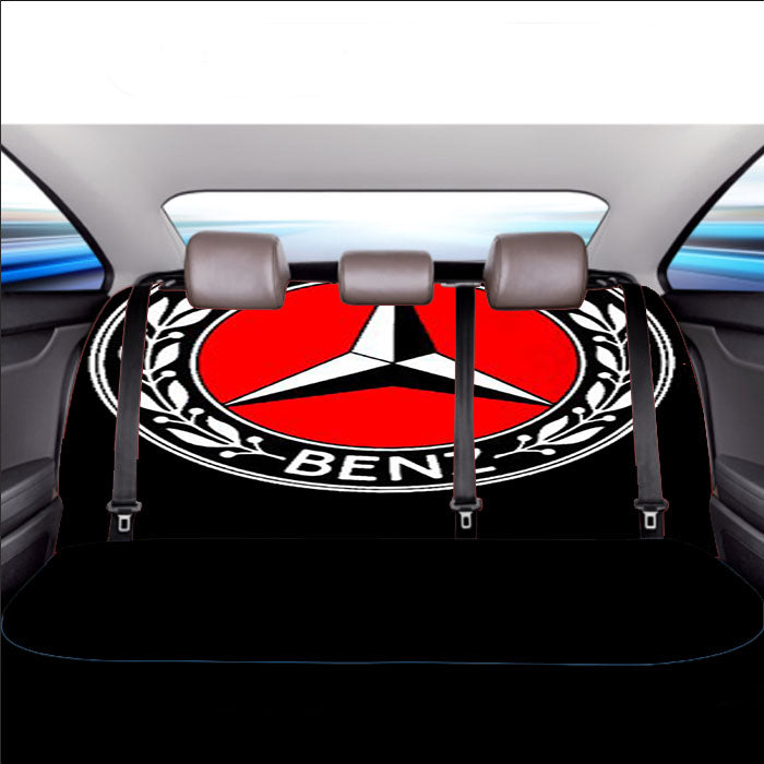Mercedes Benz Logo Racing Amg Car Sports Car Back Rear Seat Covers