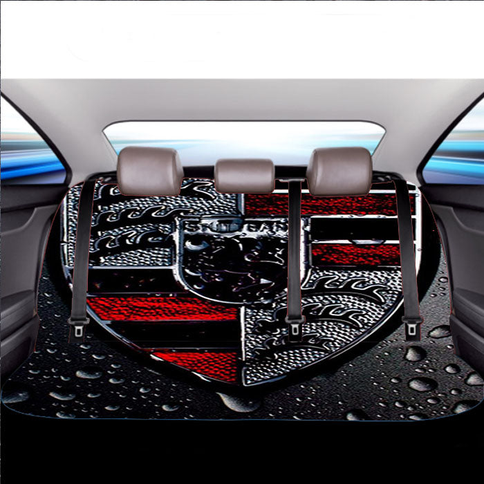 Porsche Logo Car Pictures Wallpaper Car Back Rear Seat Covers