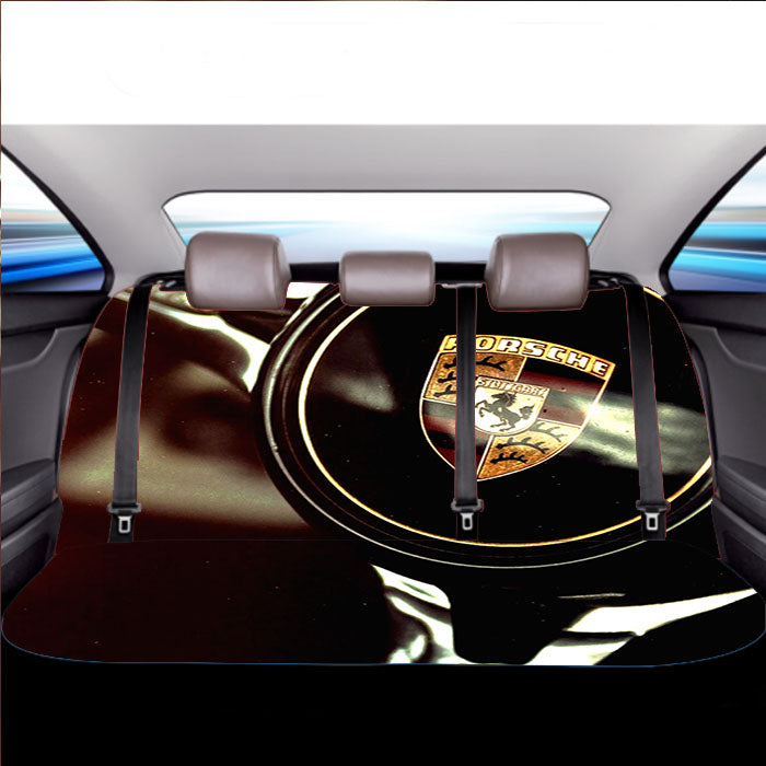 Porsche Steering Wheel Car Back Rear Seat Covers