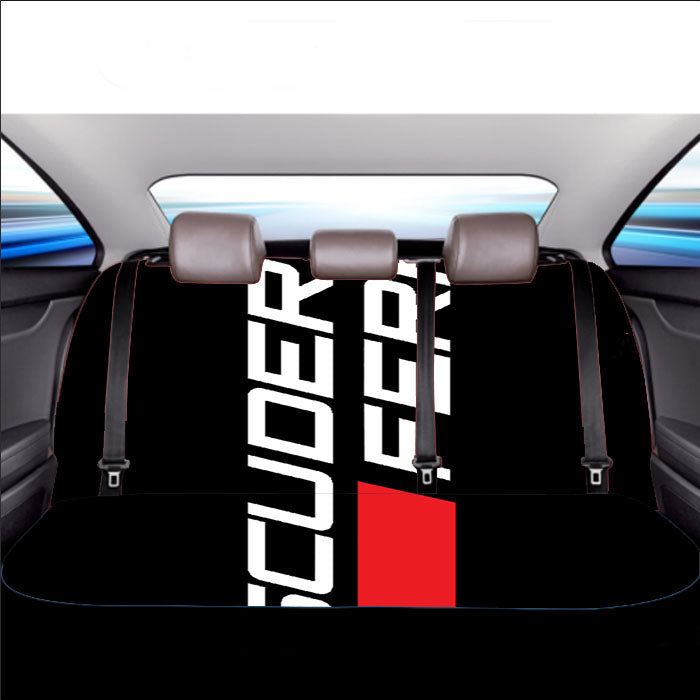 Scuderia Ferrari Car Back Rear Seat Covers