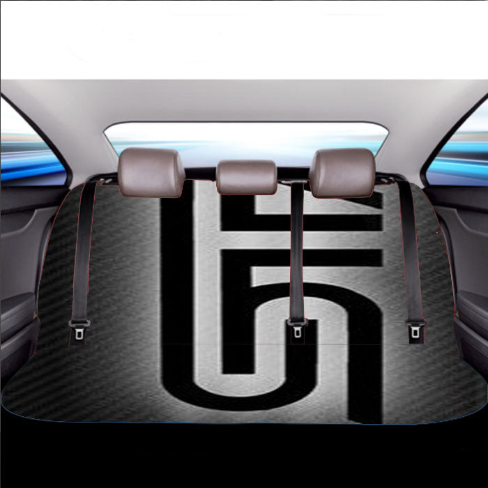 Subaru Sti Black Tile Sport Car Car Back Rear Seat Covers