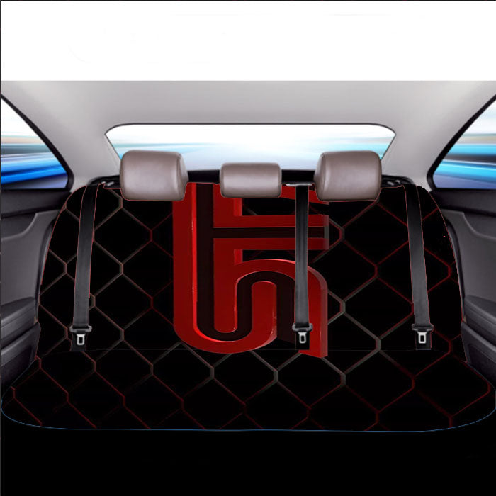 Subaru Sti Red Car Back Rear Seat Covers