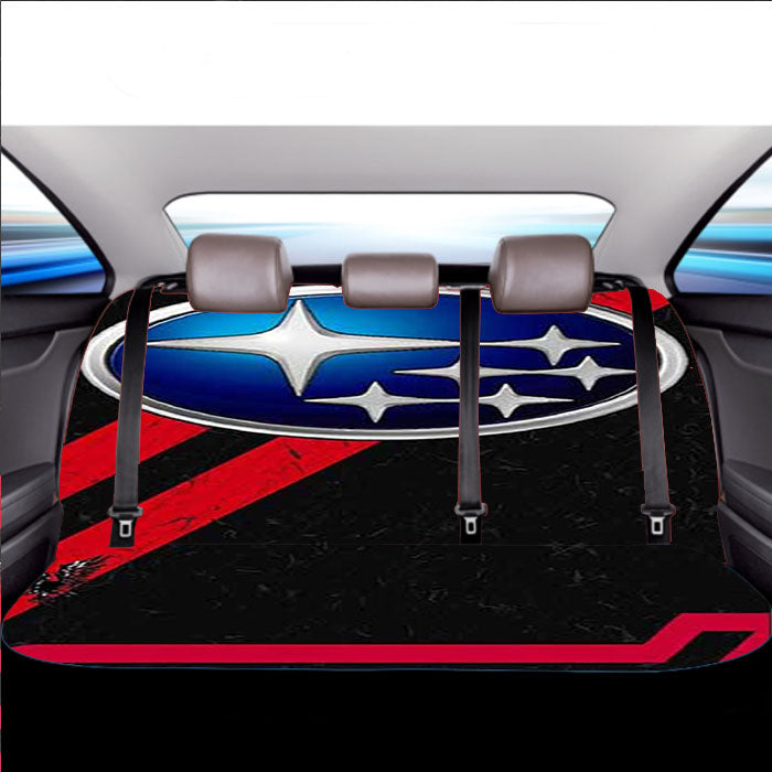 Subaru Wrx Sti Logo Car Back Rear Seat Covers