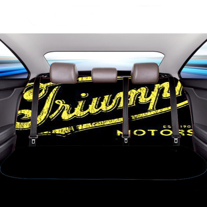 Triumph Logo 51 Car Back Rear Seat Covers