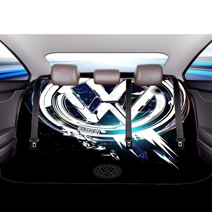 Vw Logo Wallpaper Car Back Rear Seat Covers