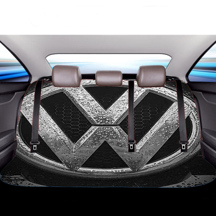 Vw Volkswagen Wet Logo Car Back Rear Seat Covers