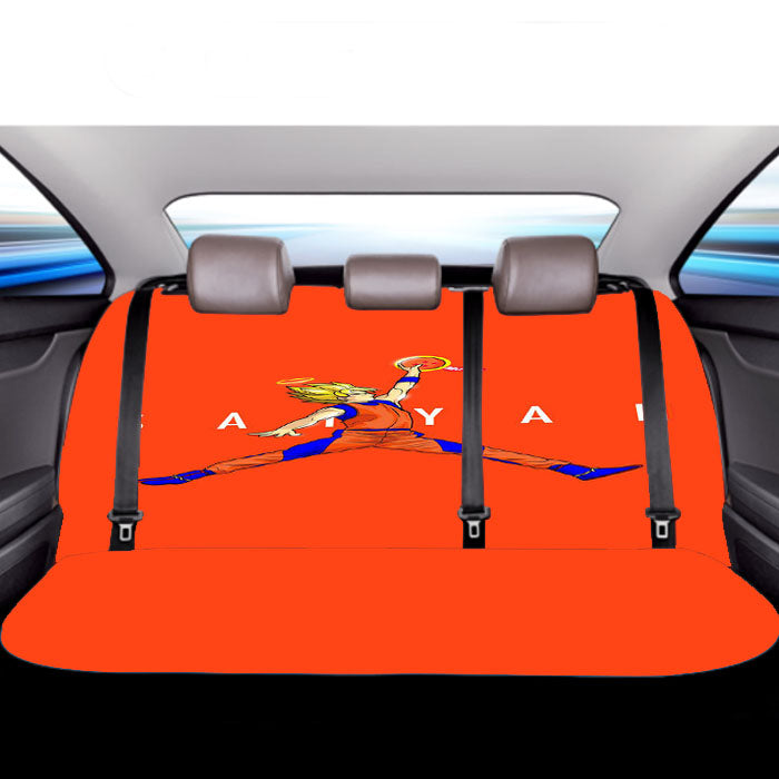 Air Jordan Goku Saiyan Car Back Rear Seat Covers
