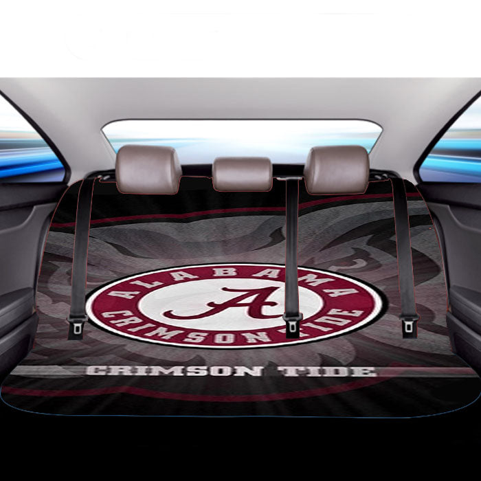 Alabama Crimson Tide Logo Car Back Rear Seat Covers