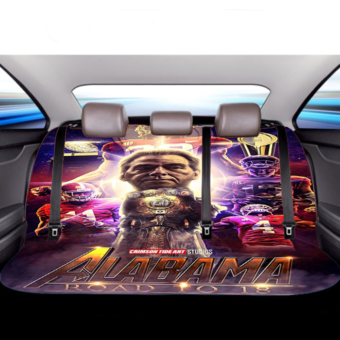 Alabama Football Poster Car Back Rear Seat Covers