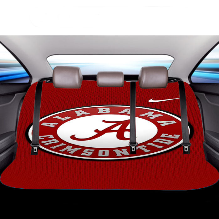 Alabama Logo Ribbon Car Back Rear Seat Covers