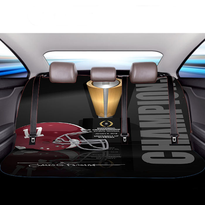 Alabama National Champions Wallpaper Car Back Rear Seat Covers