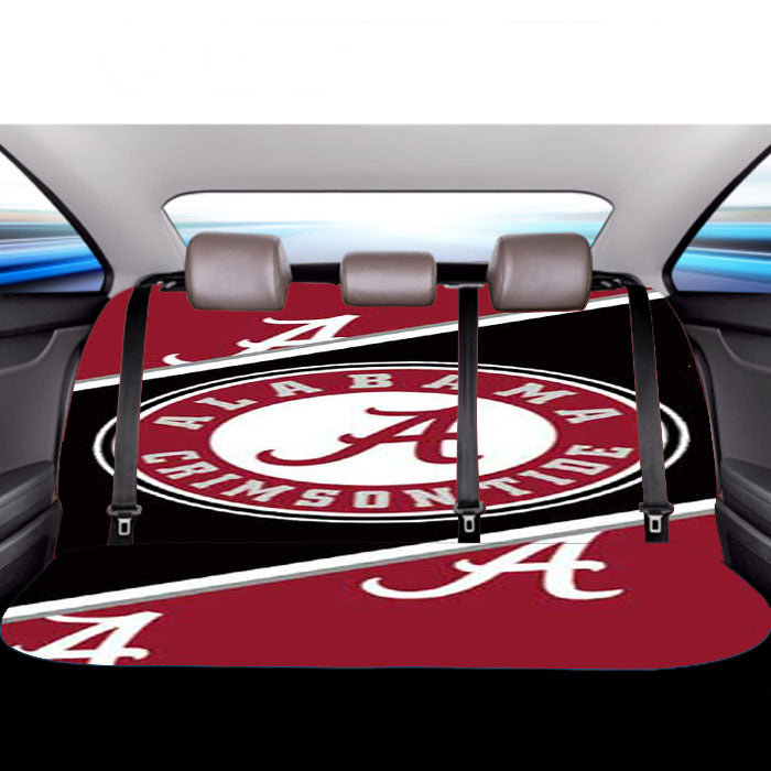 Alabama Ribbon Logo Car Back Rear Seat Covers