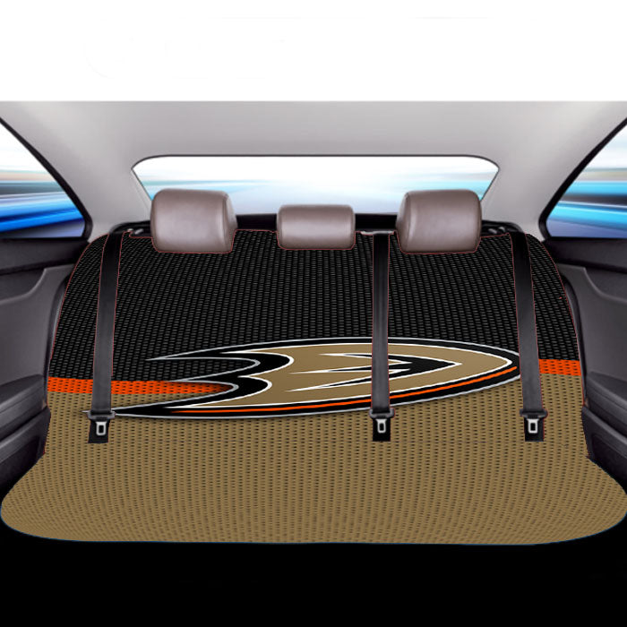 Anaheim Ducks Logo Jersey Car Back Rear Seat Covers