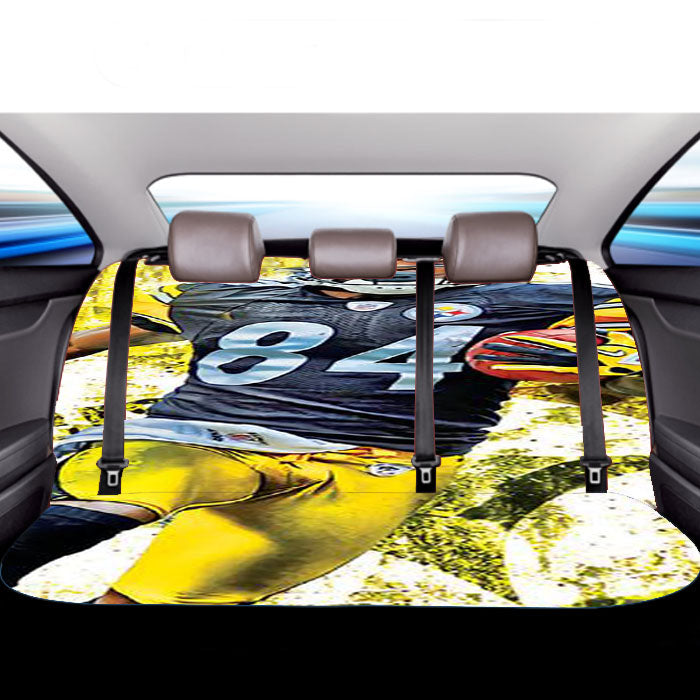 Antonio Brown Pittsburgh Steelers Car Back Rear Seat Covers