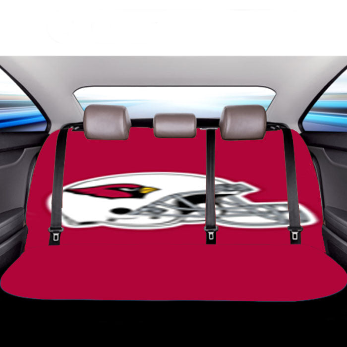 Arizona Cardinal Helmet Car Back Rear Seat Covers