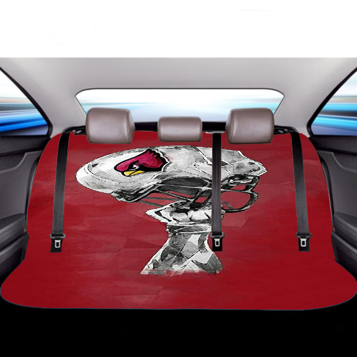 Arizona Cardinals Helmets Car Back Rear Seat Covers