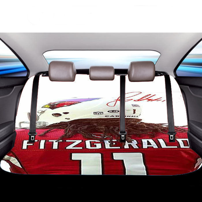 Arizona Cardinals Larry Fitzgerald Car Back Rear Seat Covers