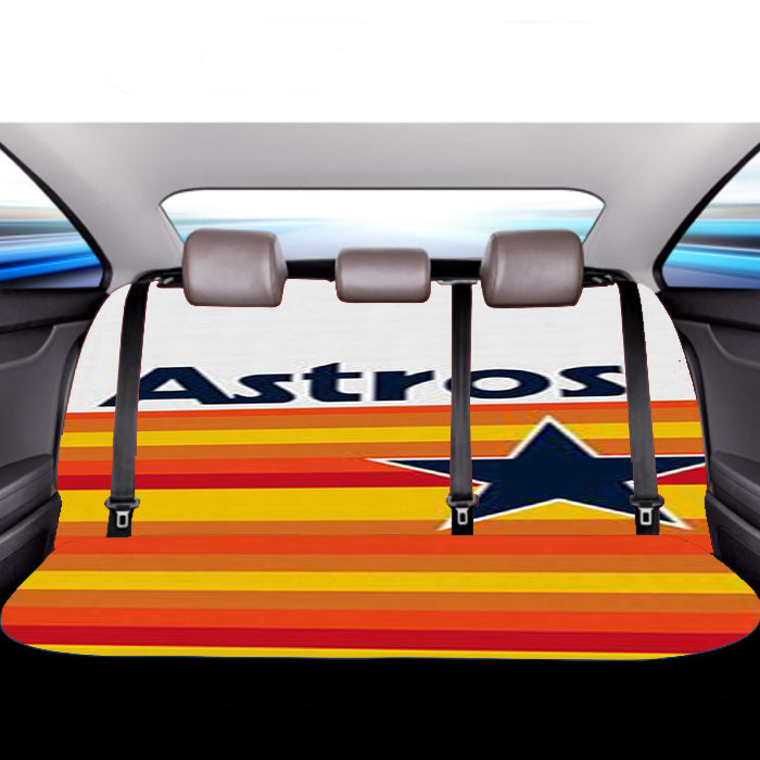 Astros Baseball Logo Car Back Rear Seat Covers